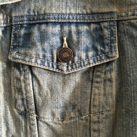 Newport News Jeanology Collection Jean Jacket, 6 - Picture 4 of 7